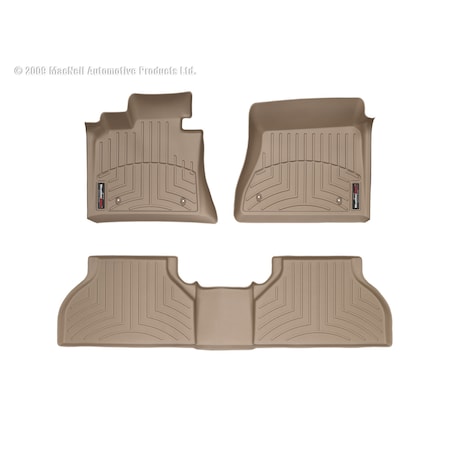 Weathertech Front and Rear Floorliners, 453751-452424 453751-452424